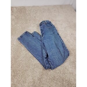 Palmettos Womens 80's Dark Wash High Waisted Mom Jeans Size 9 Ankle Zipper Vtg